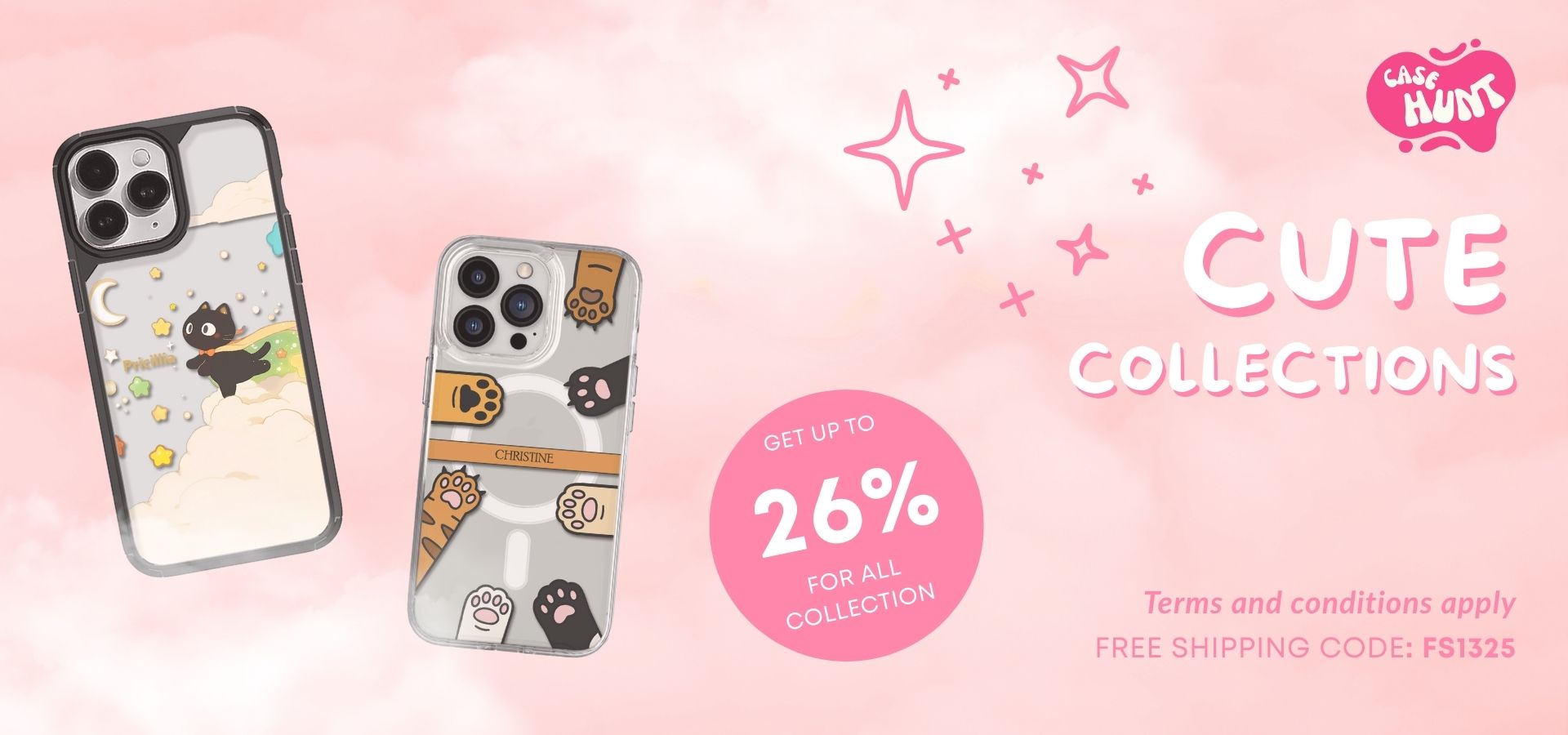 CUTE PHONE CASES BANNER